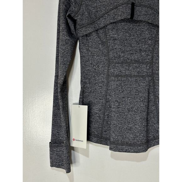 Lululemon Define Jacket Luon Heather Black Size 4 NWT Athletic Slim Fit Stretchy - Picture 12 of 13